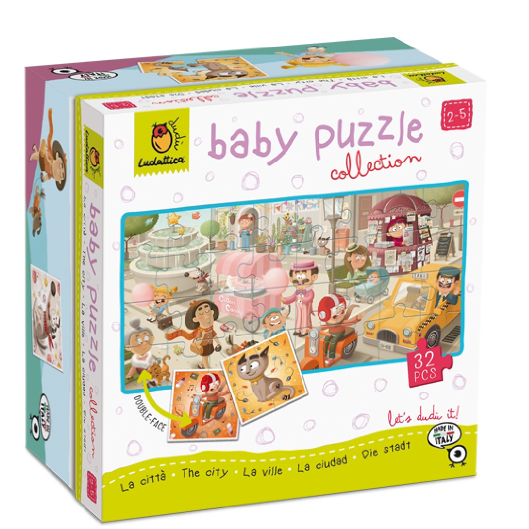 Baby puzzle la ciudad
